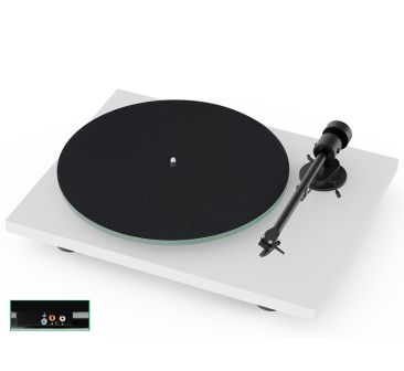 Pro-Ject T1 EVO Phono platenspeler wit zijdeglans