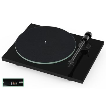Pro-Ject T1 EVO Phono platenspeler zwart hoogglans