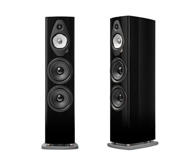 Sonus faber Sonetto VIII G2 vloerstaande speaker zwart hoogglans