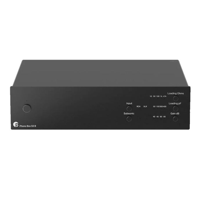 Pro-Ject Phono Box S3 B phono voorversterker zwart