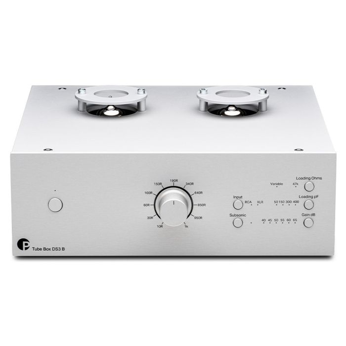 Pro-Ject Tube Box DS3 B phono voorversterker zilver